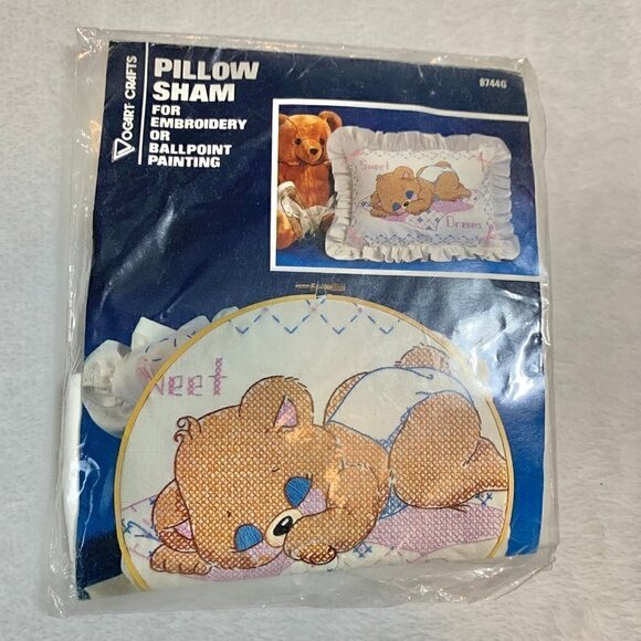 NEW Vintage Ogart Crafts pillow sham for embroidery or ballpoint painting - Picture 1 of 5